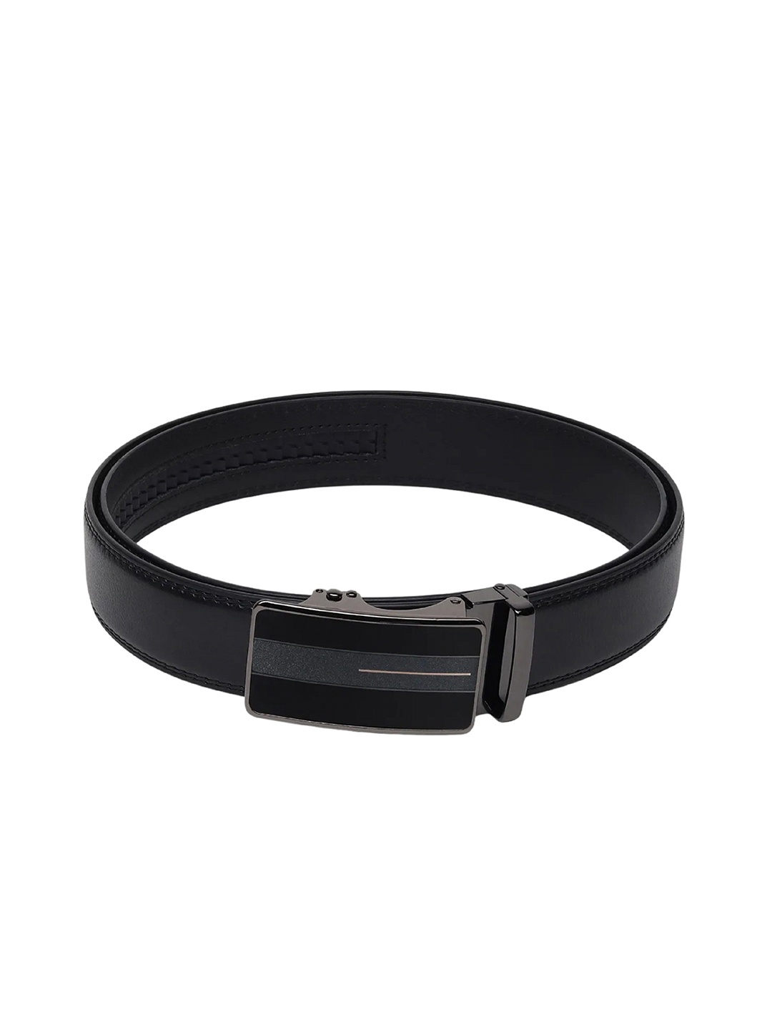 

Zacharias Men Textured Belt, Black