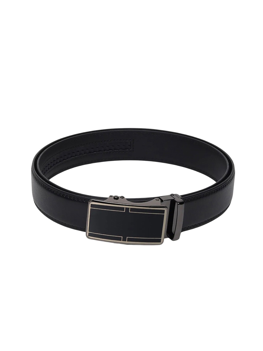 

Zacharias Men Textured Belt, Black