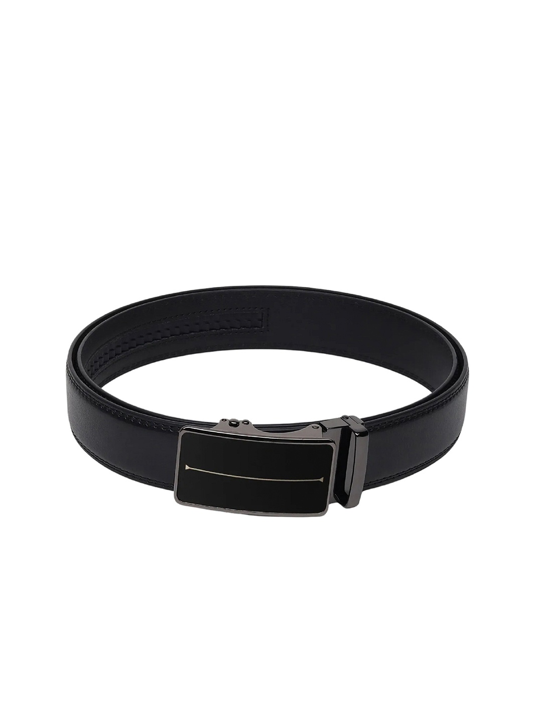 

Zacharias Men Textured Belt, Black