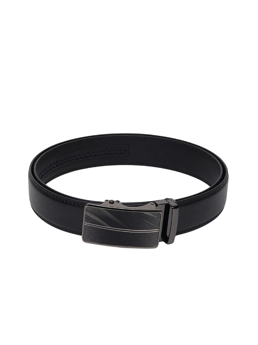 

Zacharias Men Textured Belt, Black