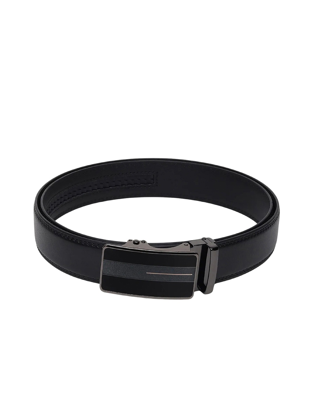 

Zacharias Men Textured Belt, Black