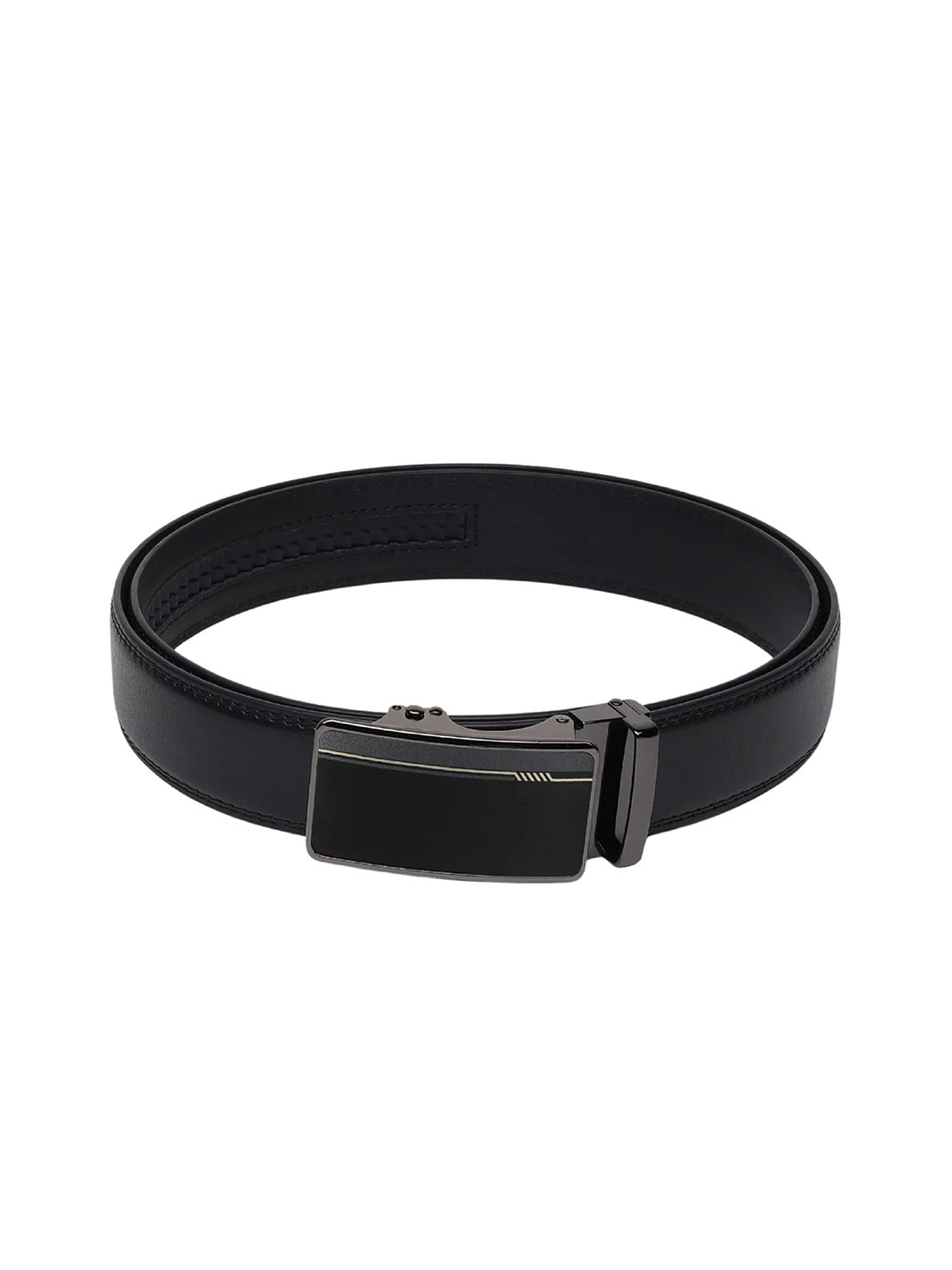 

Zacharias Men Textured Belt, Black