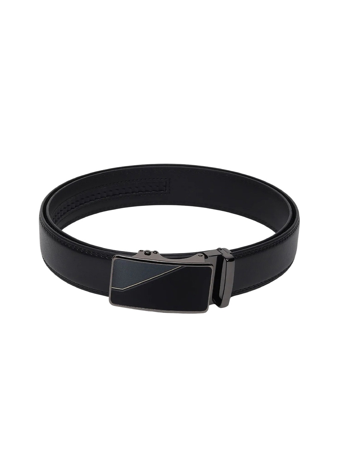 

Zacharias Men Textured Belt, Black