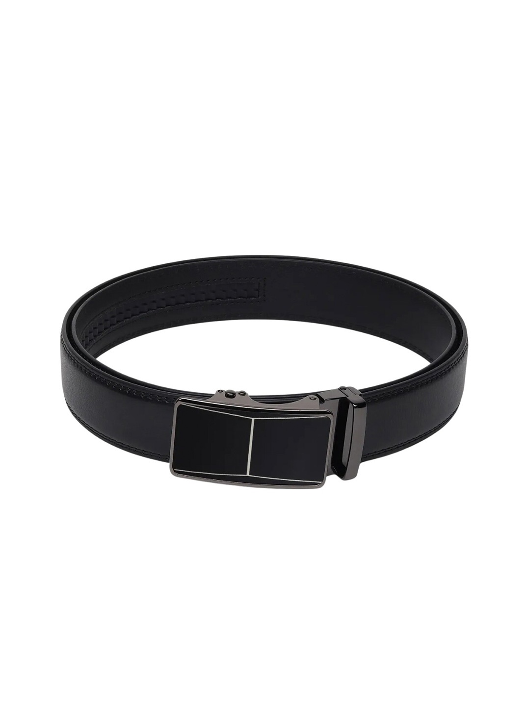 

Zacharias Men Textured Belt, Black