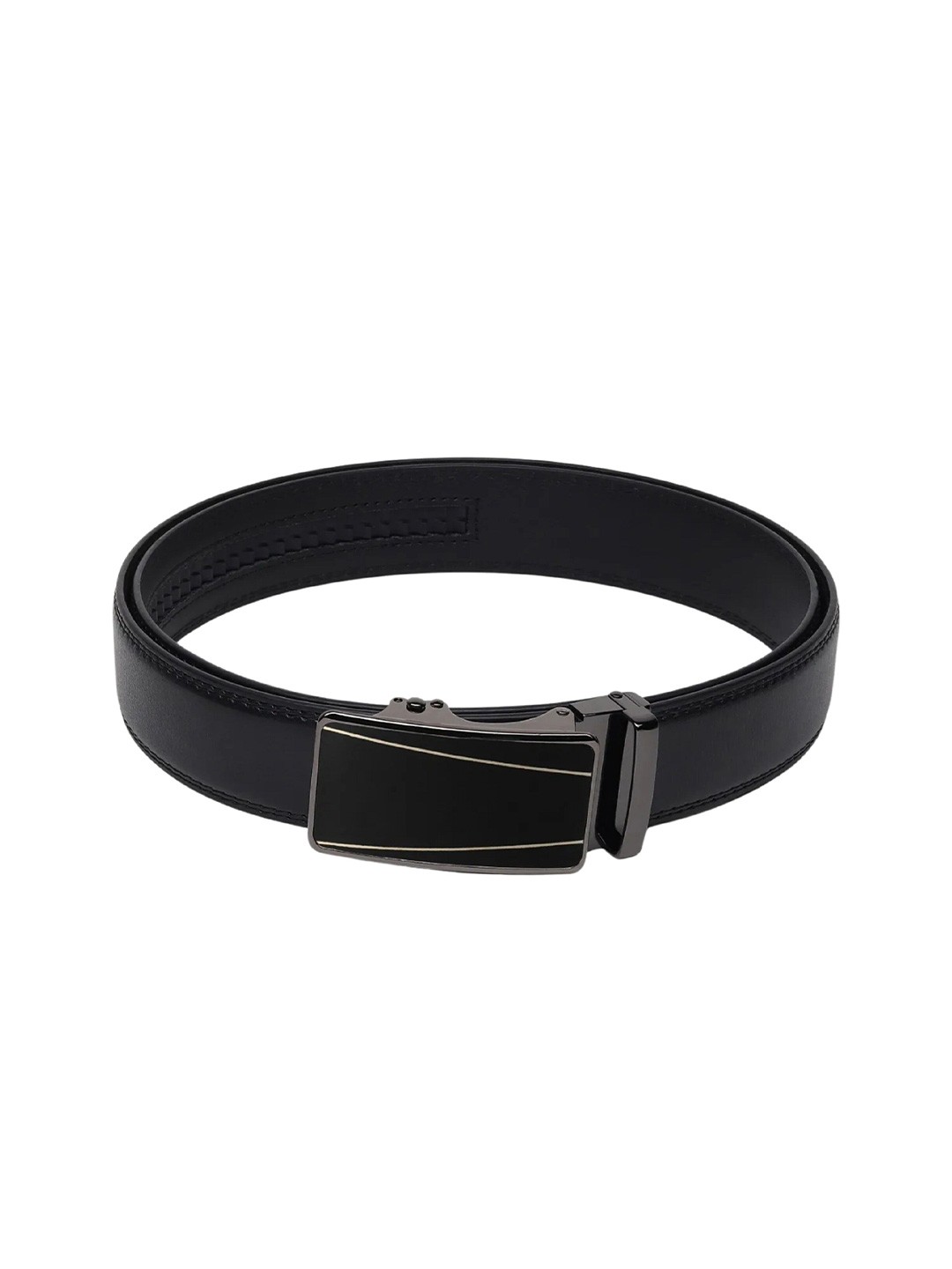 

Zacharias Men Textured Belt, Black
