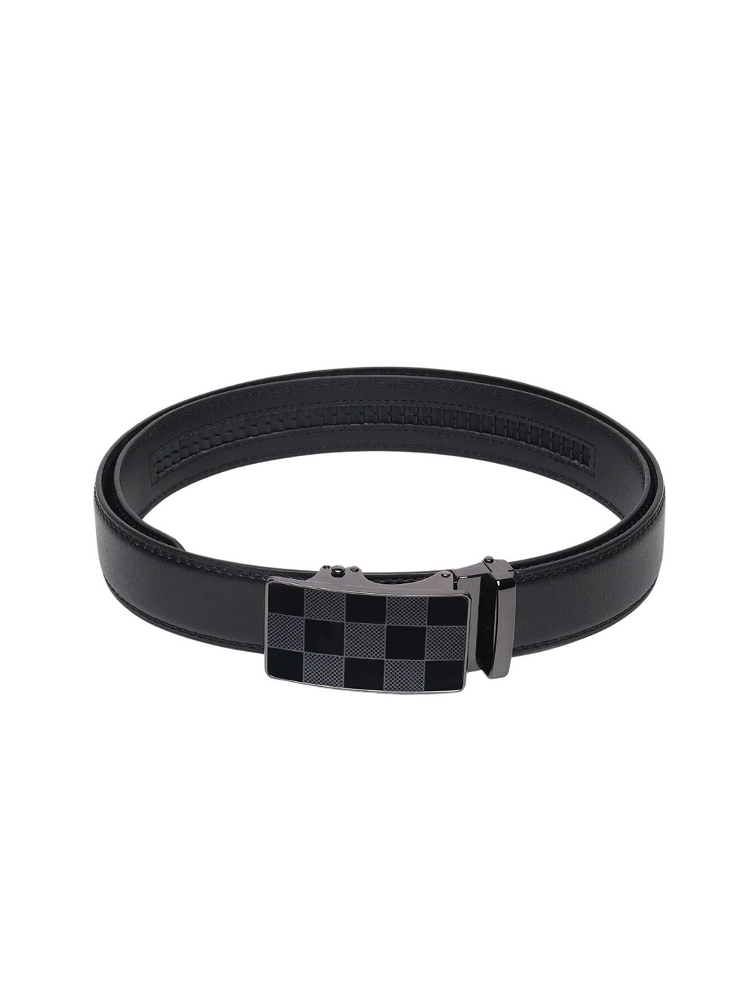 

Zacharias Men Textured Belt, Black