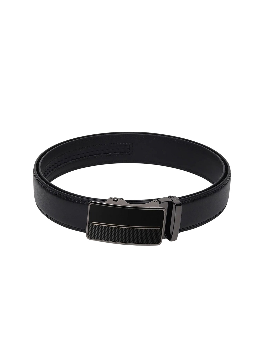 

Zacharias Men Textured Belt, Black