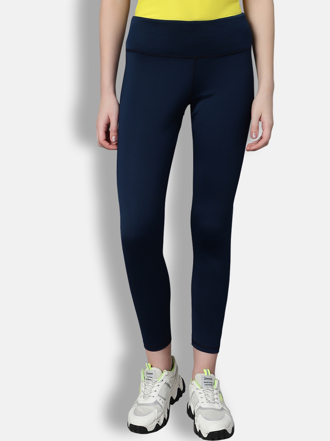 

Omtex Women Ankle Length Tights, Blue