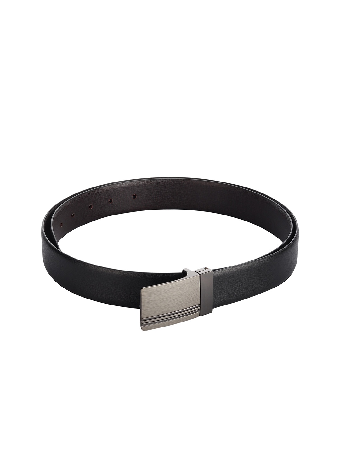 

Zacharias Men Textured Reversible Belt, Black