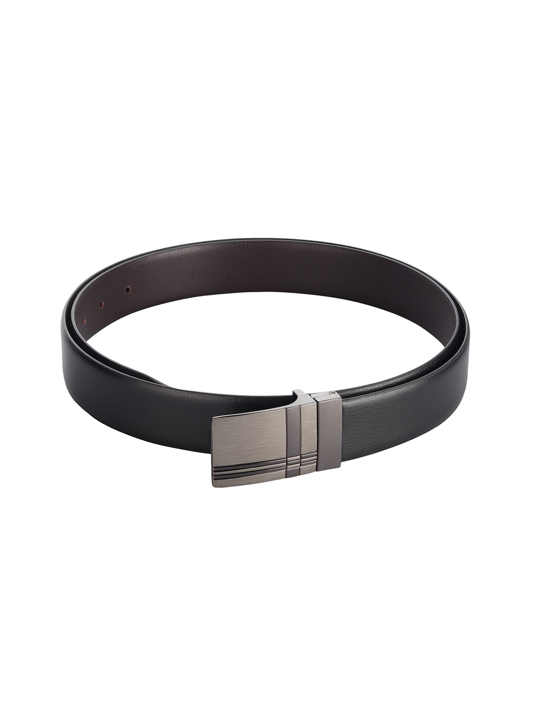 

Zacharias Men Textured Reversible Belt, Black