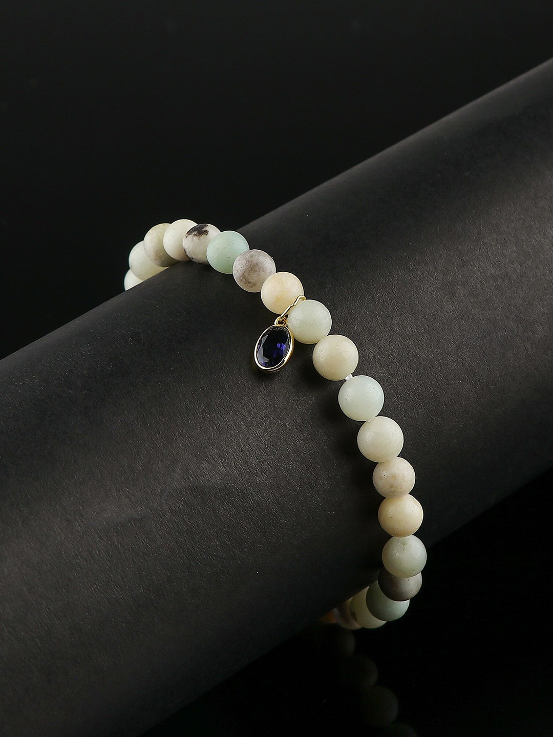 

LA SOULA 9.25 Sterling Silver Rakhi Bracelet, White