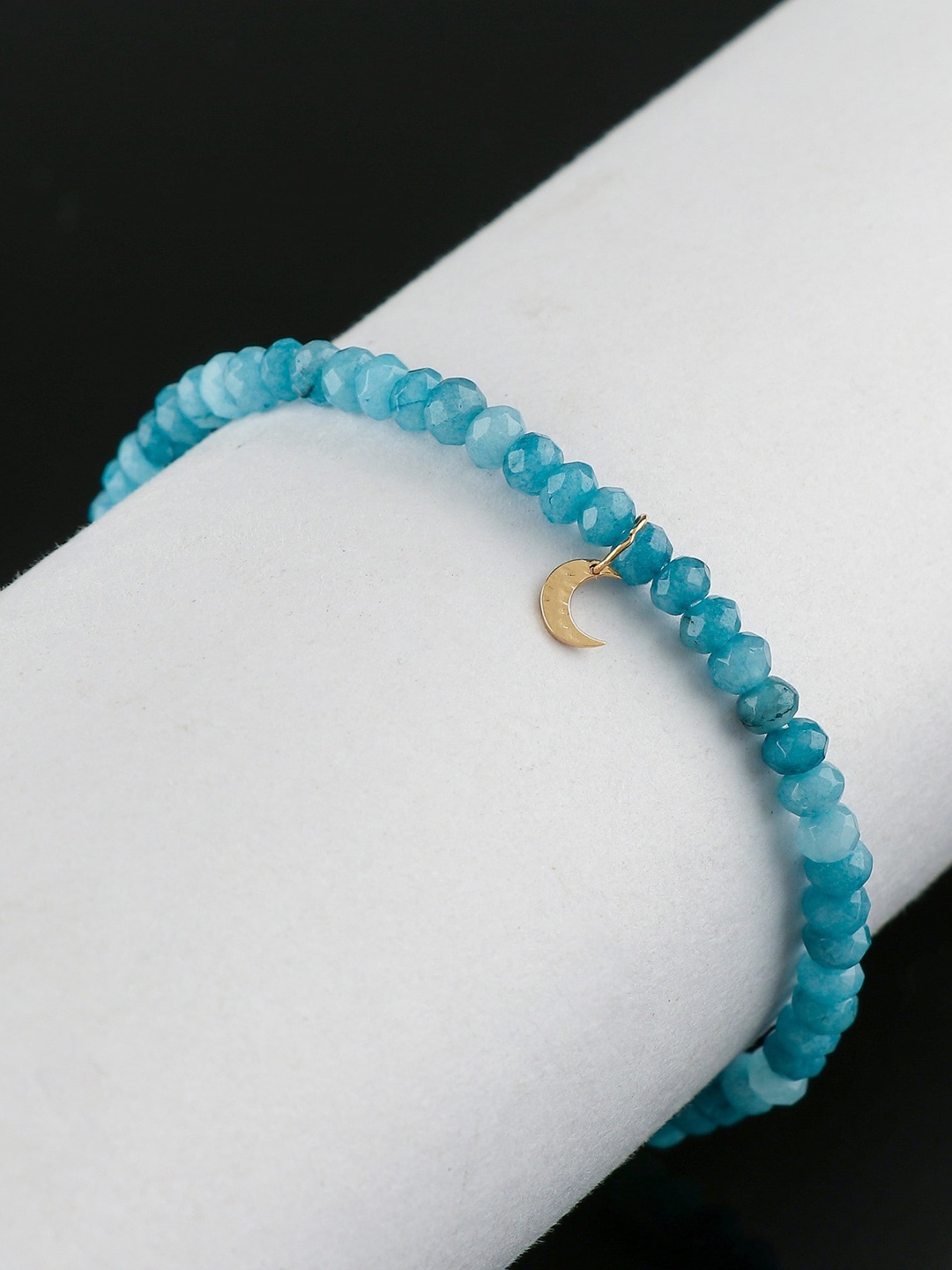 

LA SOULA 9.25 Sterling Silver Rakhi Bracelet, Blue