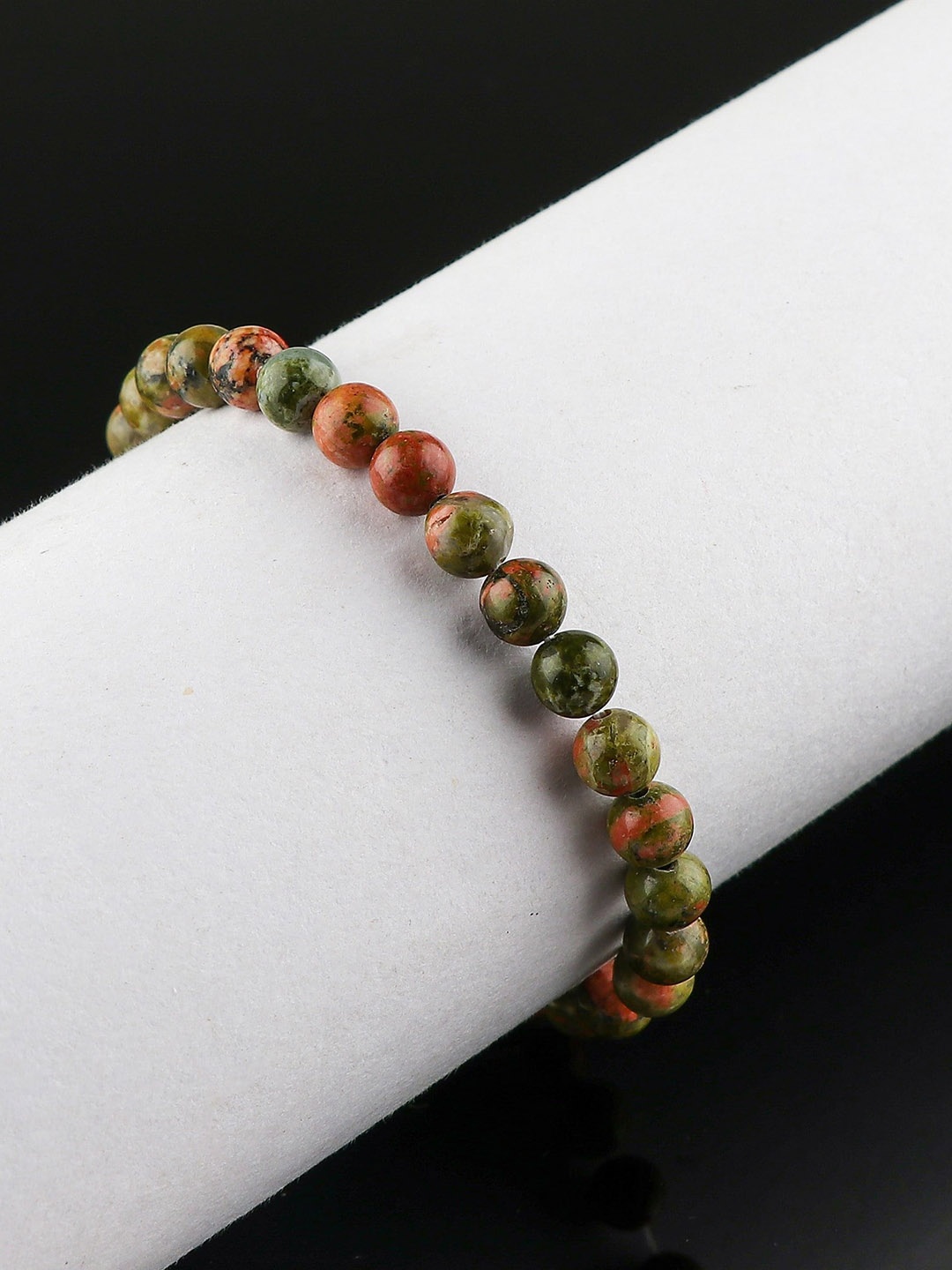 

LA SOULA Plain Bead Rakhi Bracelet, Red