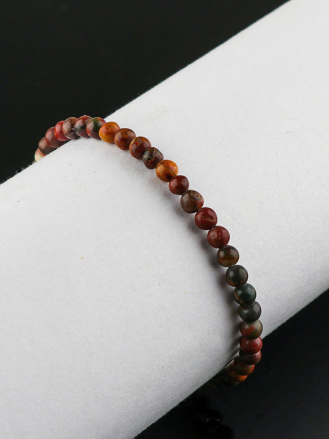 

LA SOULA Plain Bead Rakhi Bracelet, Red