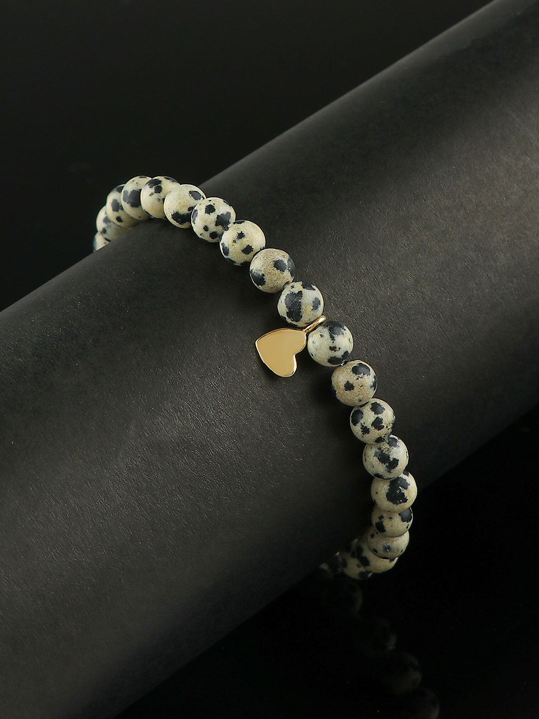 

LA SOULA Unisex 925 Sterling Silver Beaded Rakhi Bracelet, Gold