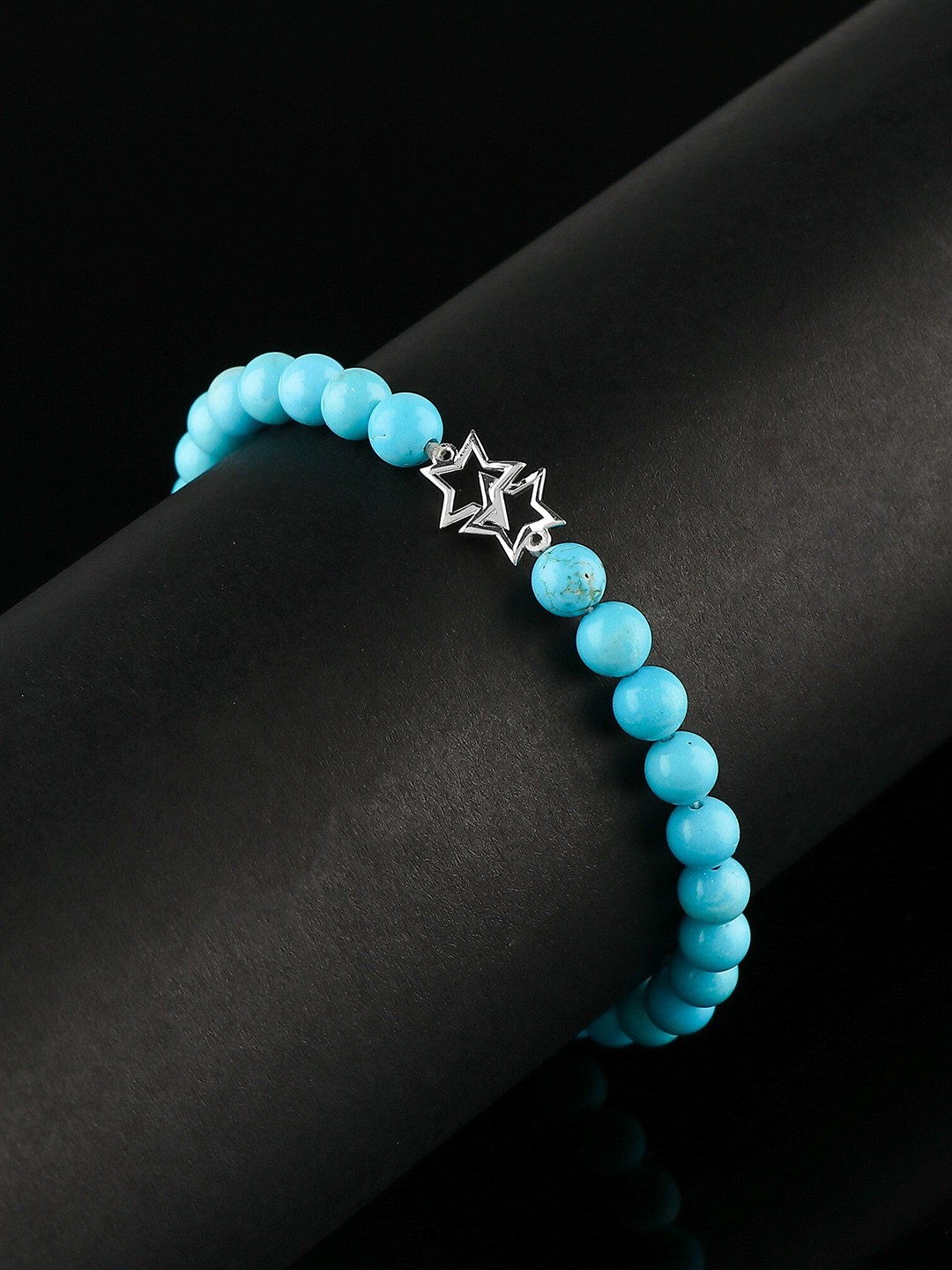 

LA SOULA Unisex 925 Sterling Silver Beaded Rakhi Bracelet