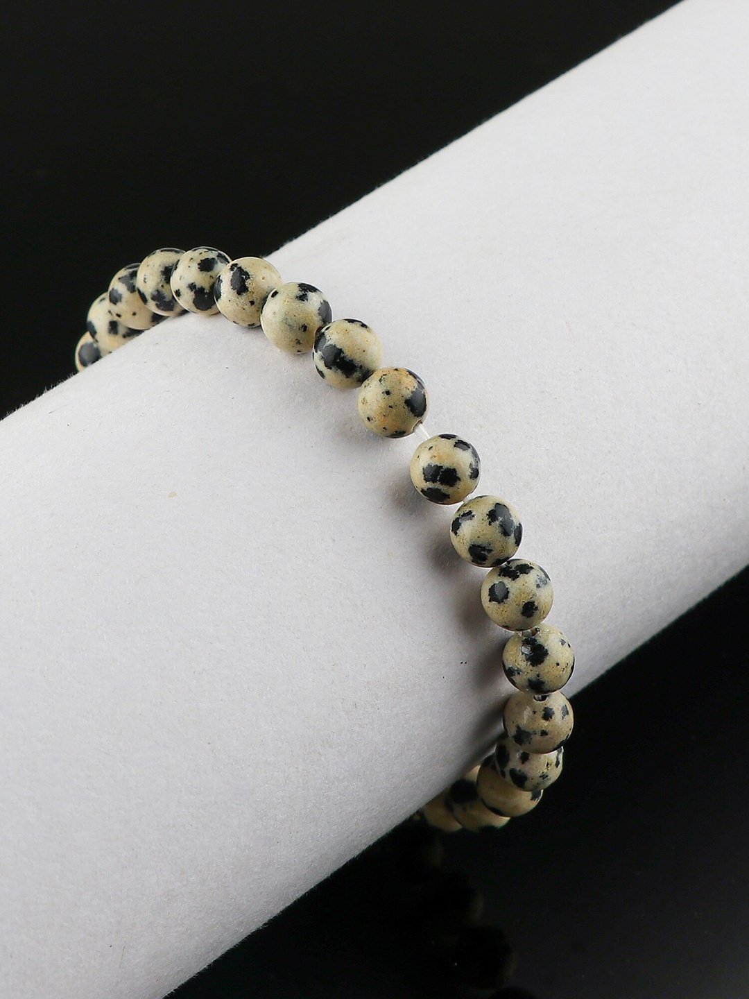 

LA SOULA Unisex Beaded Rakhi Bracelet, Beige