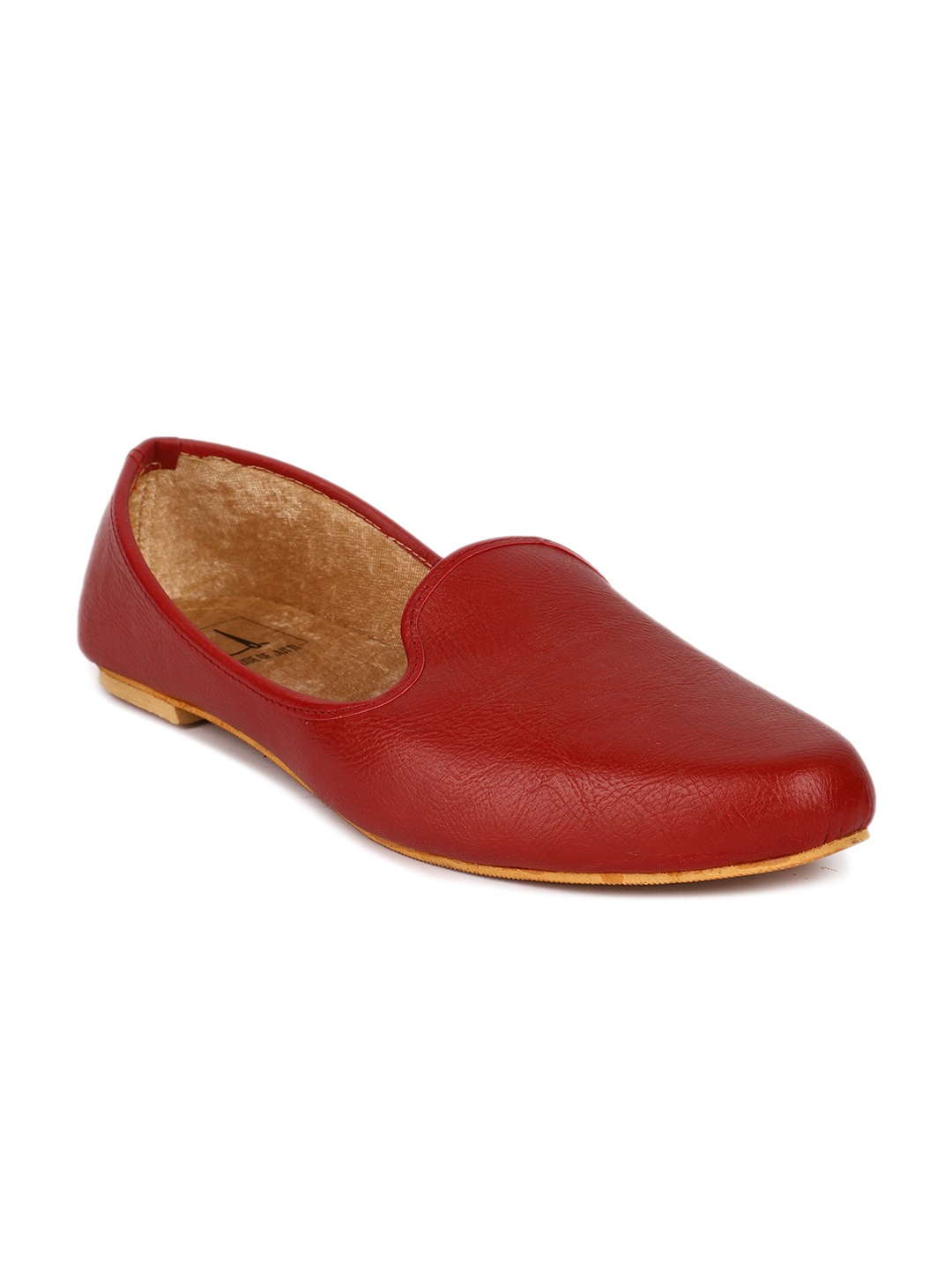 

HOUSE OF JUTTI Men Lightweight Comfort Insole Basics Mojaris, Maroon