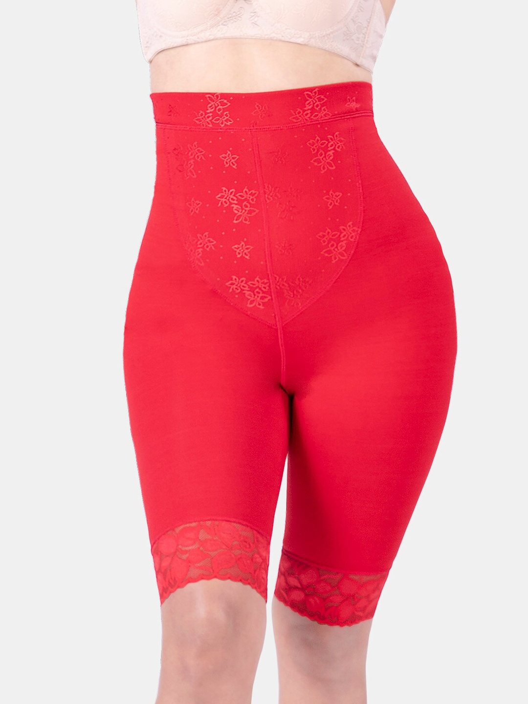 

Dermwear High Waist 2.0 Tummy & Thigh Shaper, Red