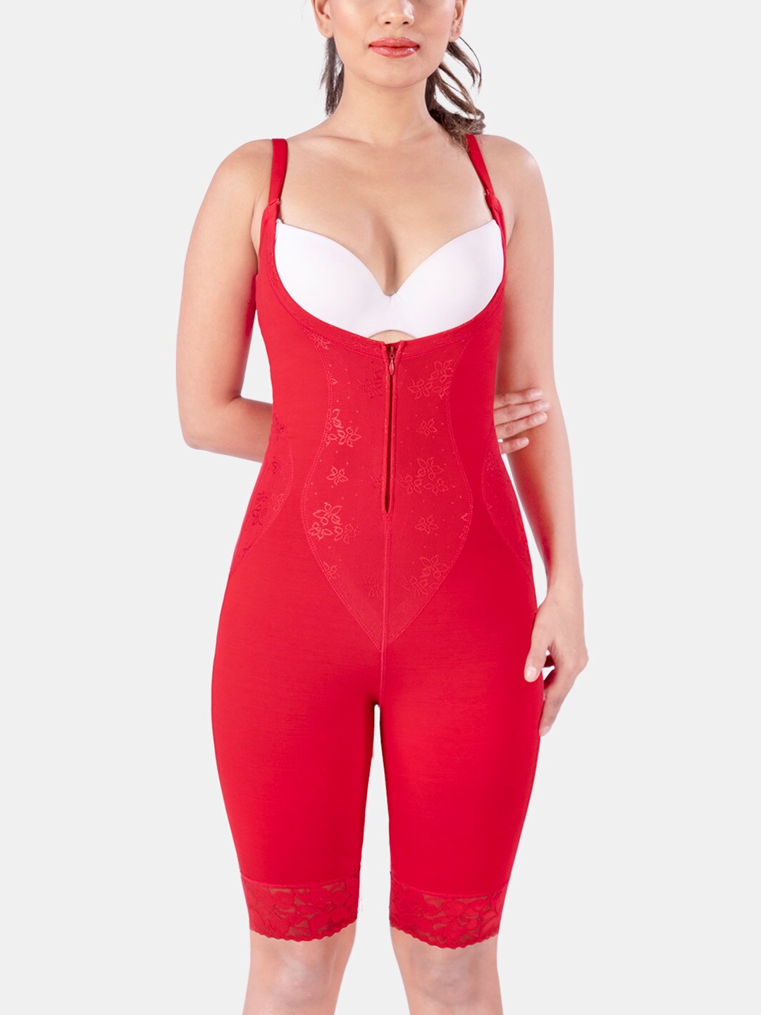

Dermwear Slimmer 2.0 Full Body Shaper, Red