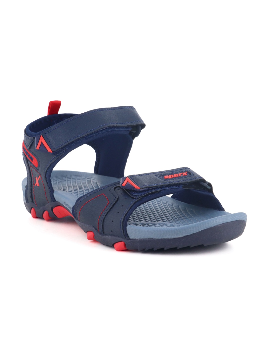 

Sparx Men Textured Sports Sandals, Navy blue