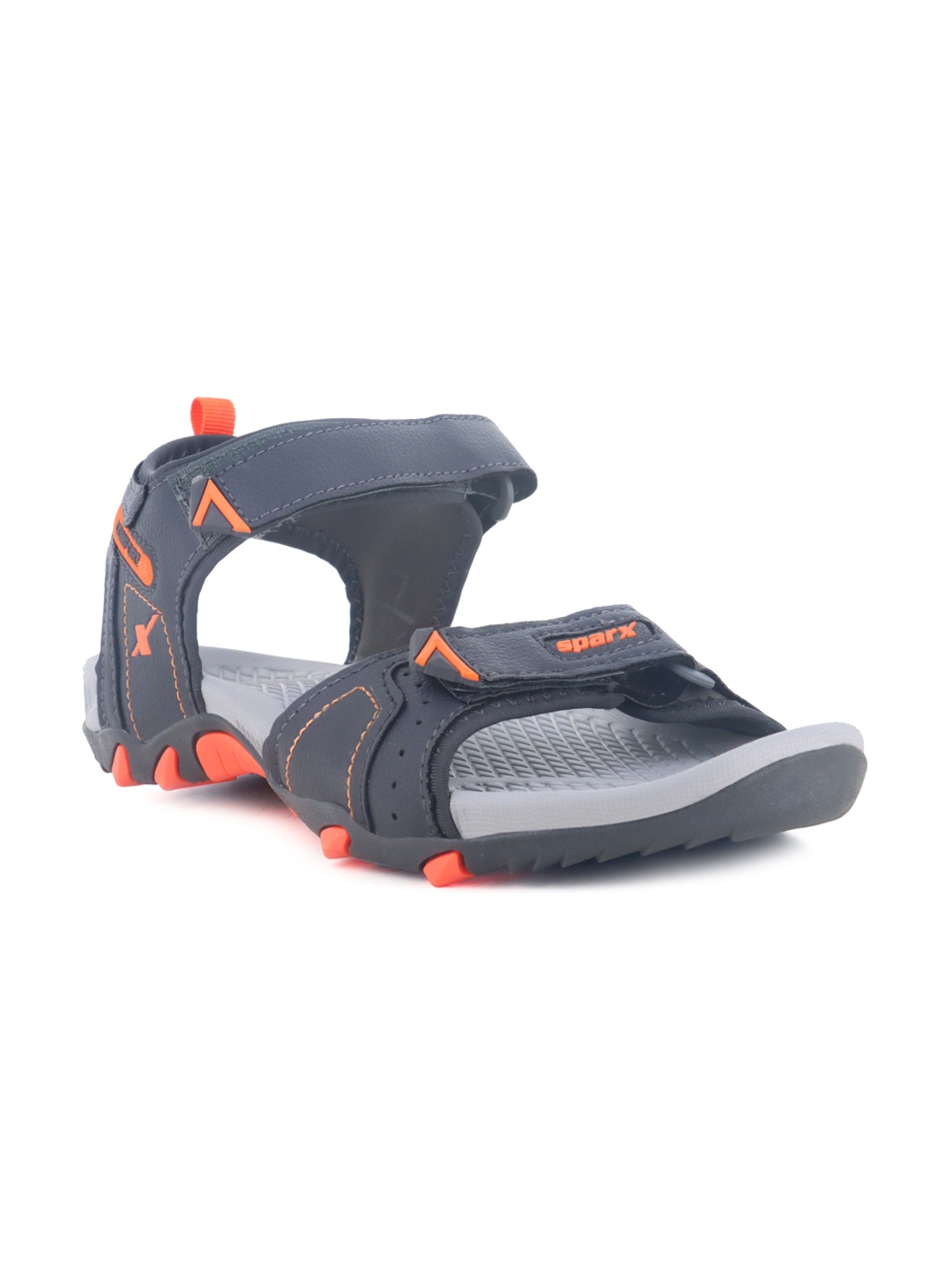 

Sparx Men Textured Sports Sandals, Grey