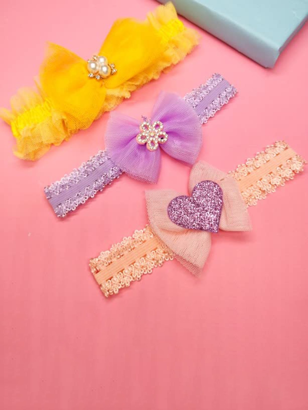 

LYTIX Girls Assorted Set of 6 Embellished Hairband