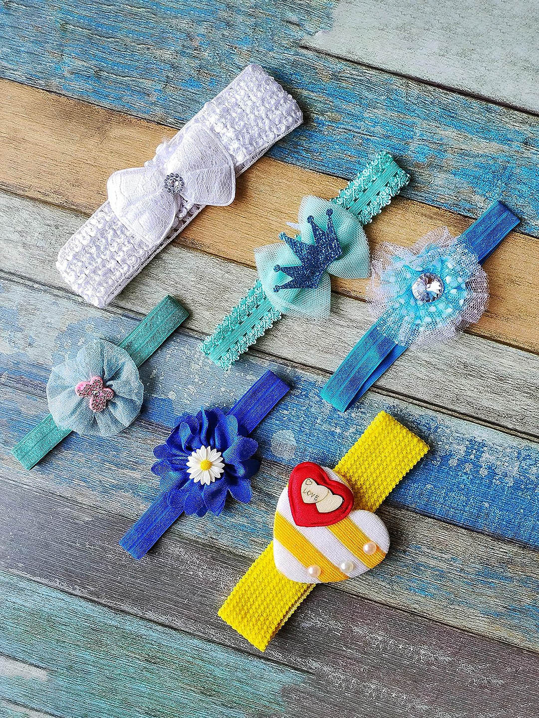 

LYTIX Girls Assorted Set of 2 Embellished Hairband