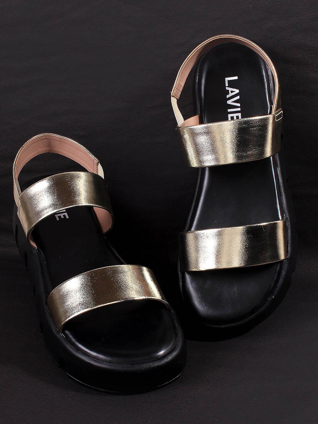 

Lavie Back Strap Party Platform Heels, Beige