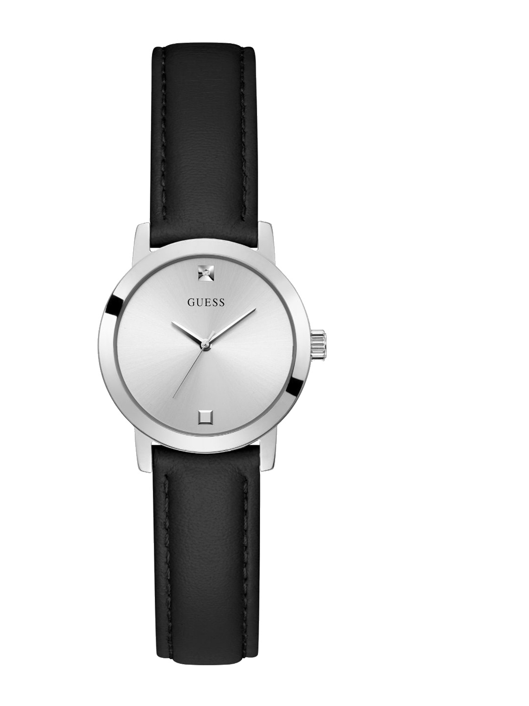 

GUESS Women Leather Straps Analogue Watch GW0246L2, Silver
