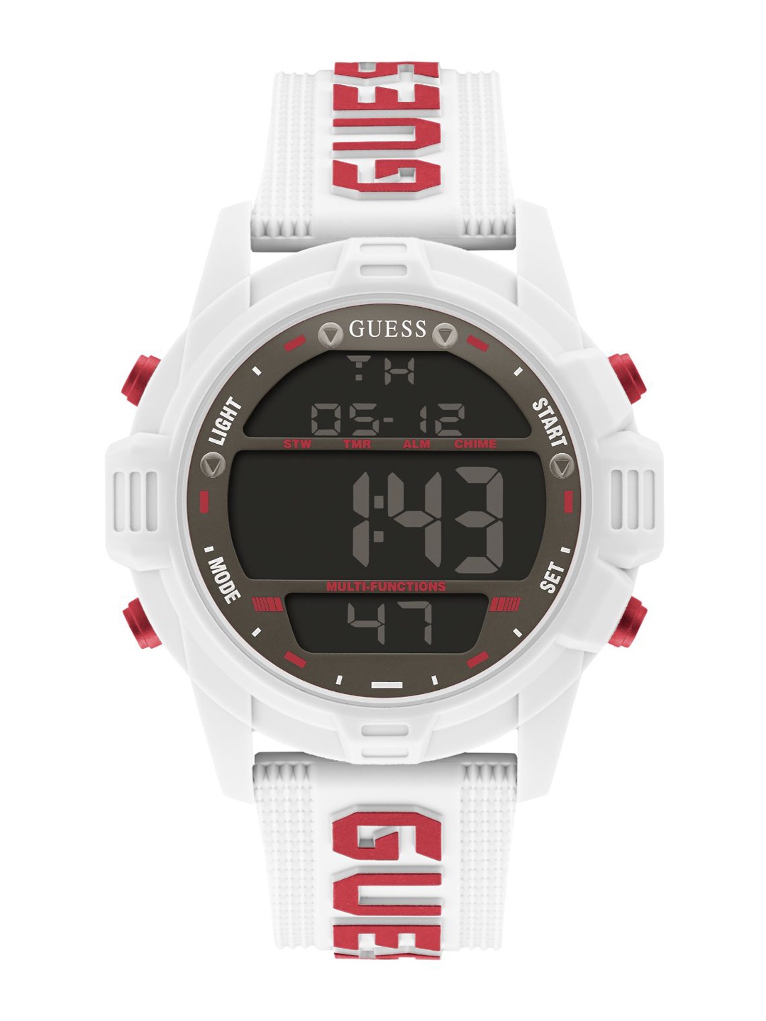 

GUESS Dial & Straps Digital Watch, Black