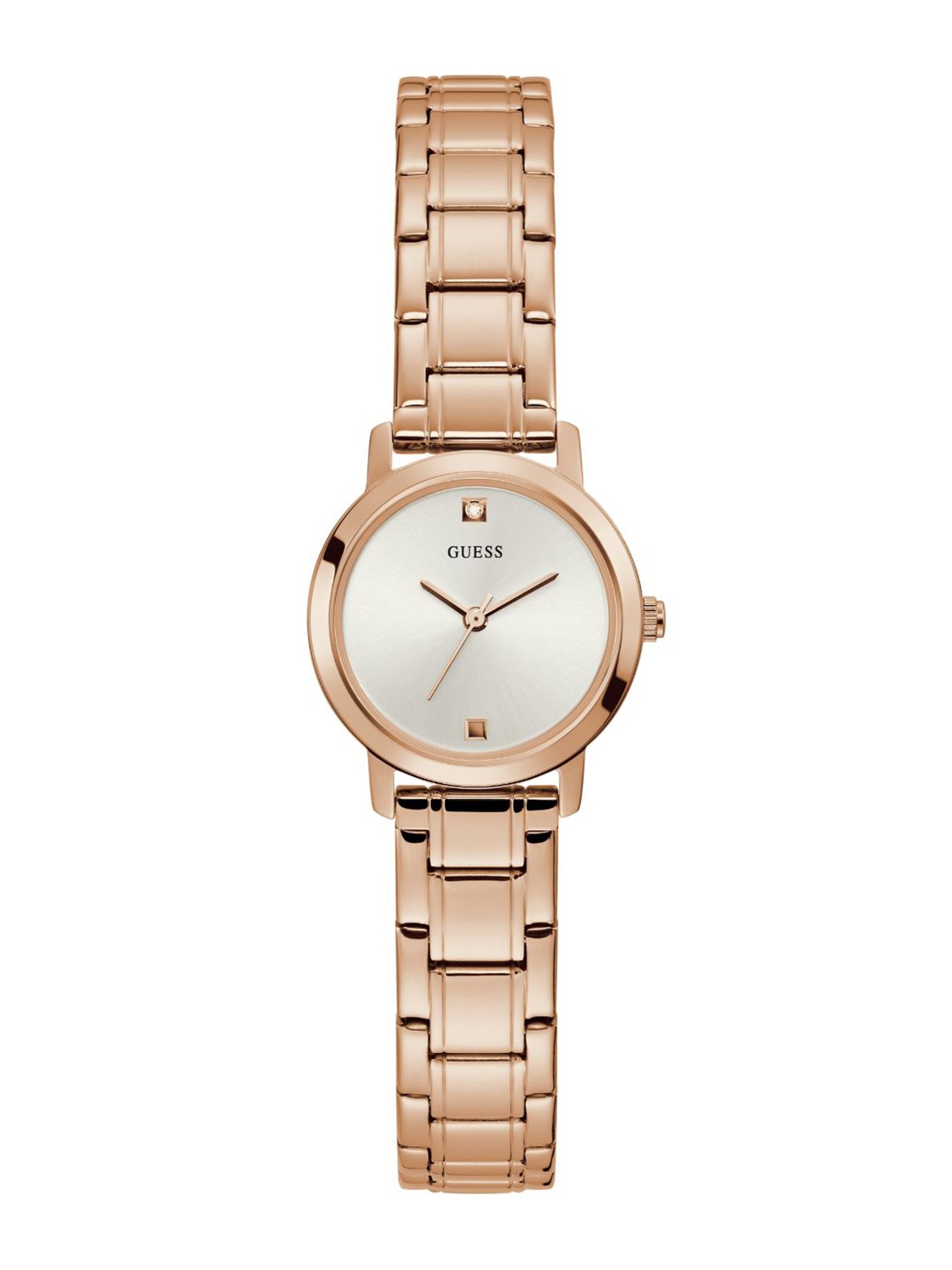 

GUESS Women Embellished Dial & Bracelet Style Straps Analogue Watch, Silver