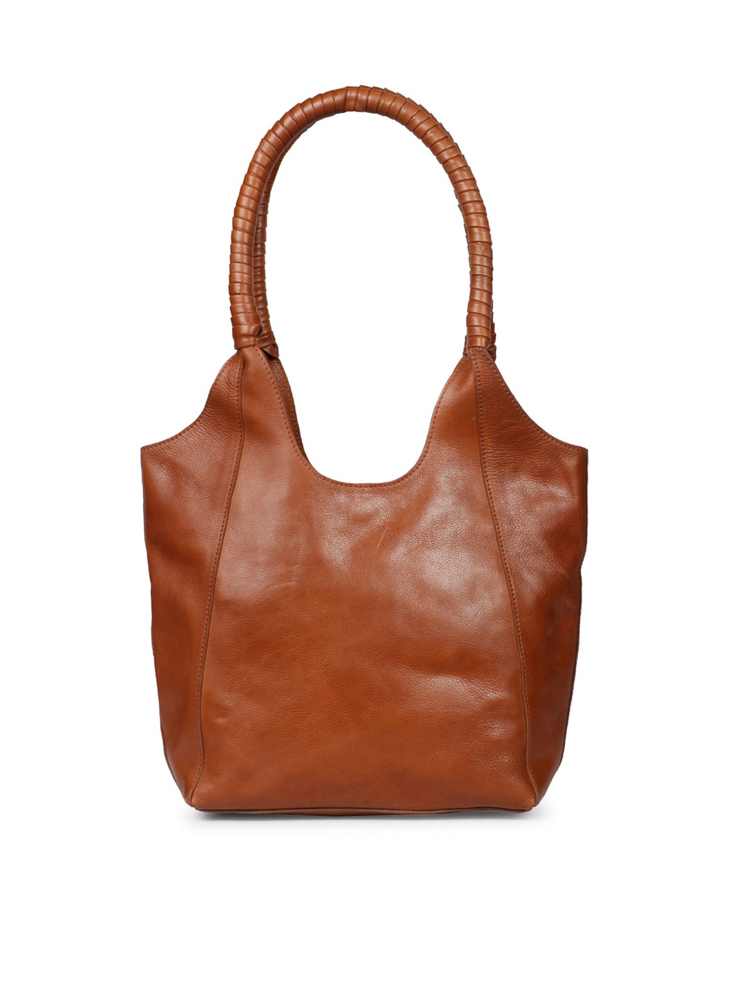

Favore Leather Shopper Shoulder Bag, Tan