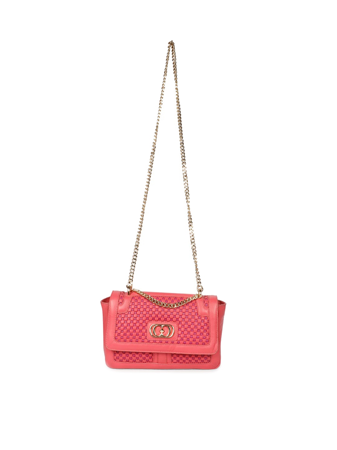 

Favore Leather Structured Sling Bag, Beige