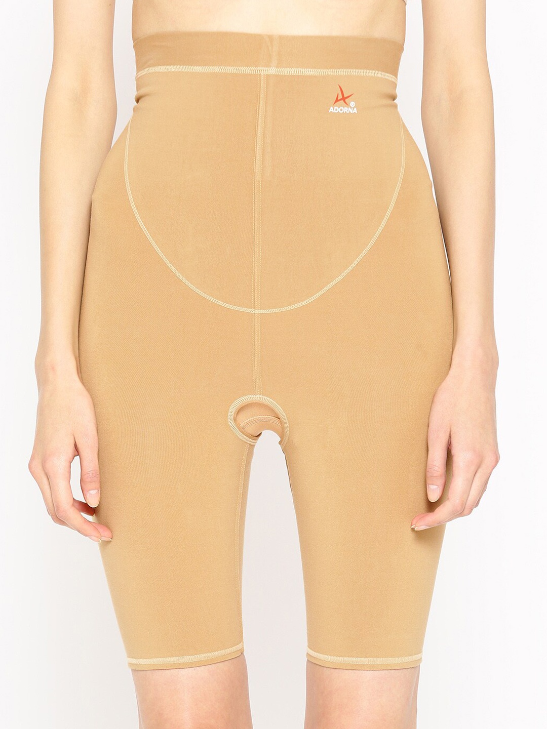 

ADORNA High-Rise Tummy & Thigh Shaper, Beige