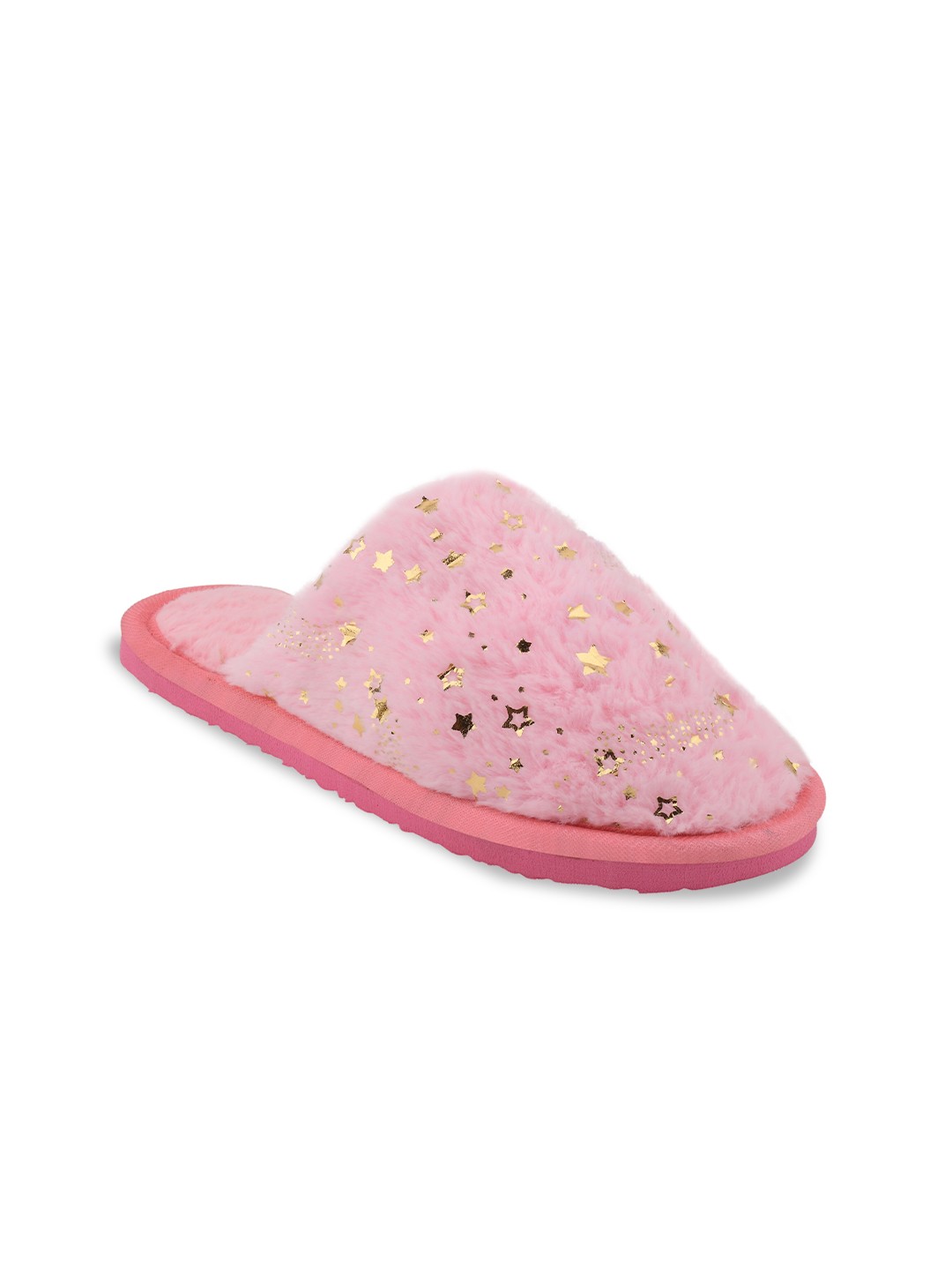 

BEONZA Women Fur Room Slippers, Pink