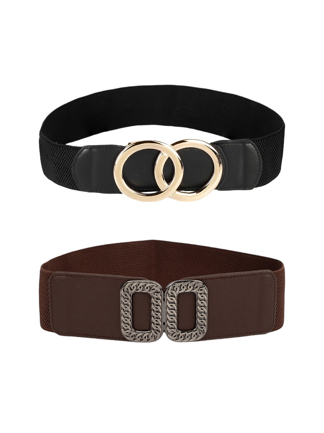 

CRUSSET Women Set of 2 Belt, Brown