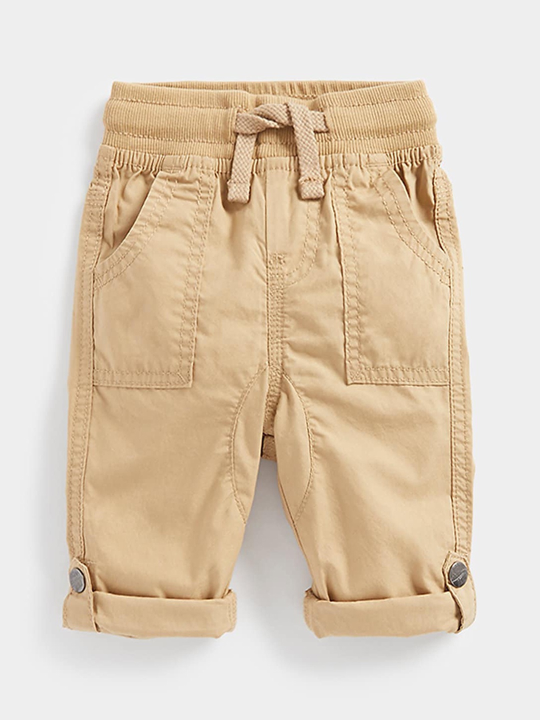 

mothercare Infants Boys Pure Cotton Track Pants, Brown