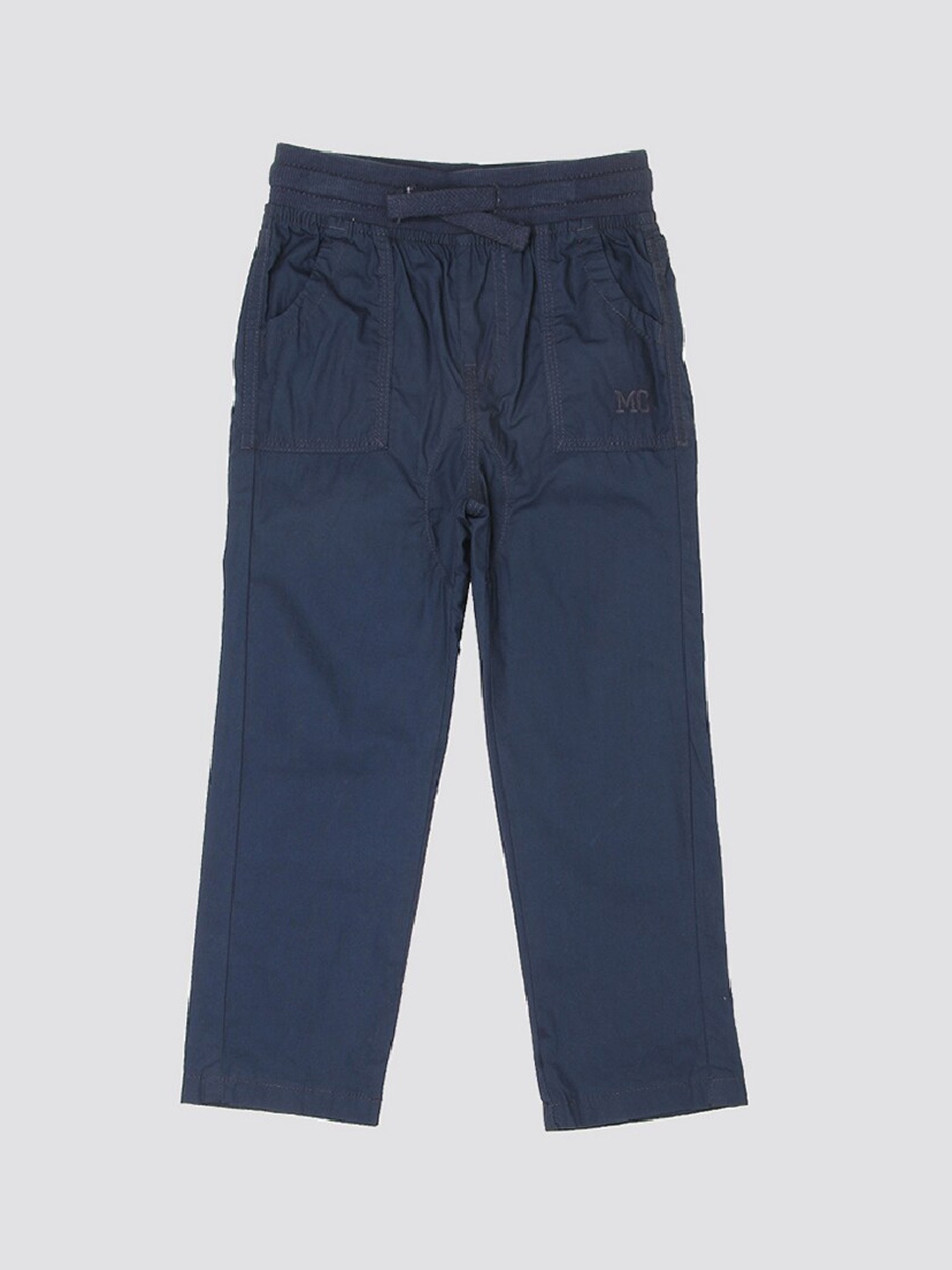 

mothercare Boys Mid Rise Track Pants, Navy blue