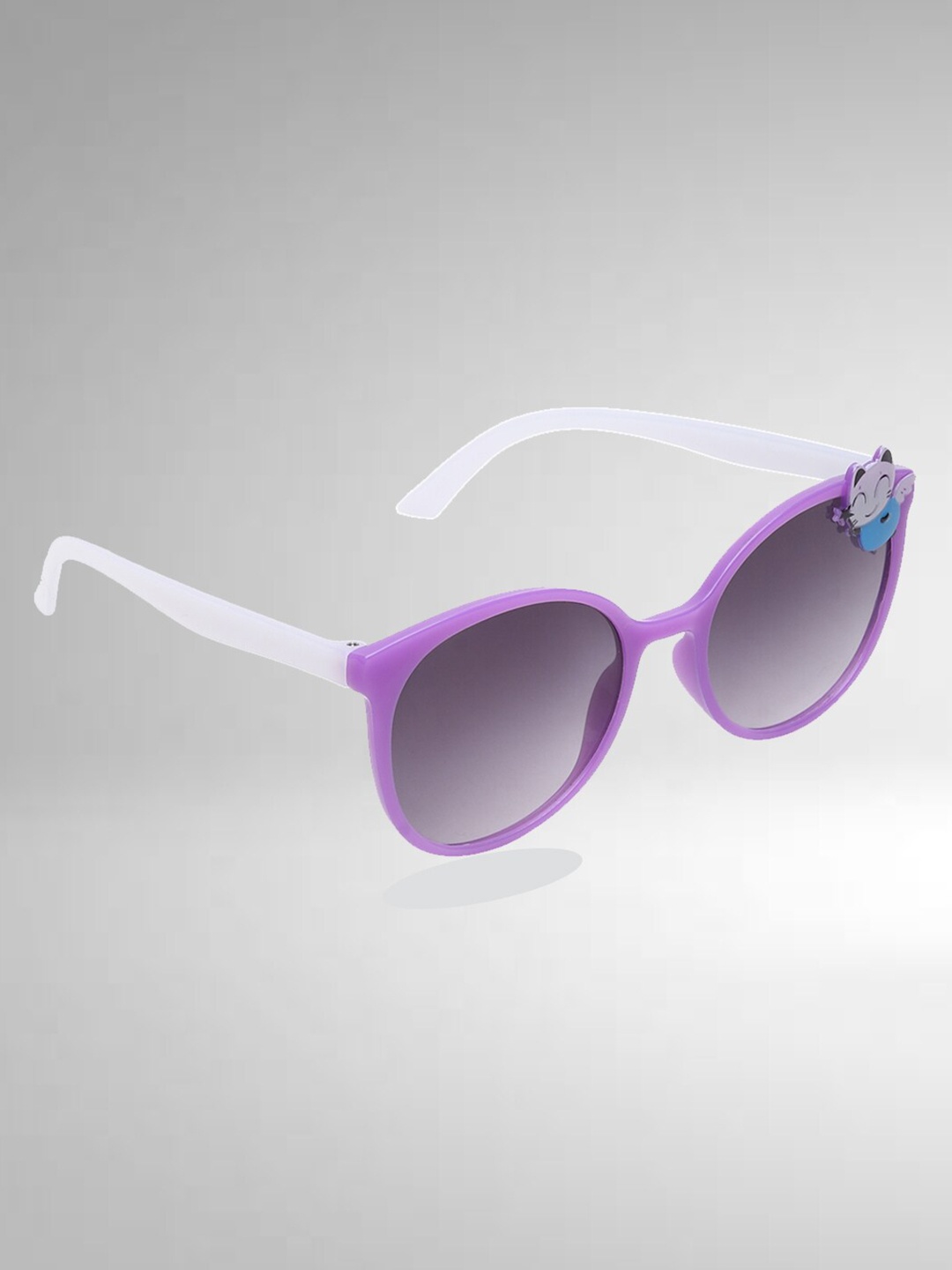

FROGGY Unisex Kids UV Protected Lens Full Rim Oval Sunglasses FGK-283-PK, Purple