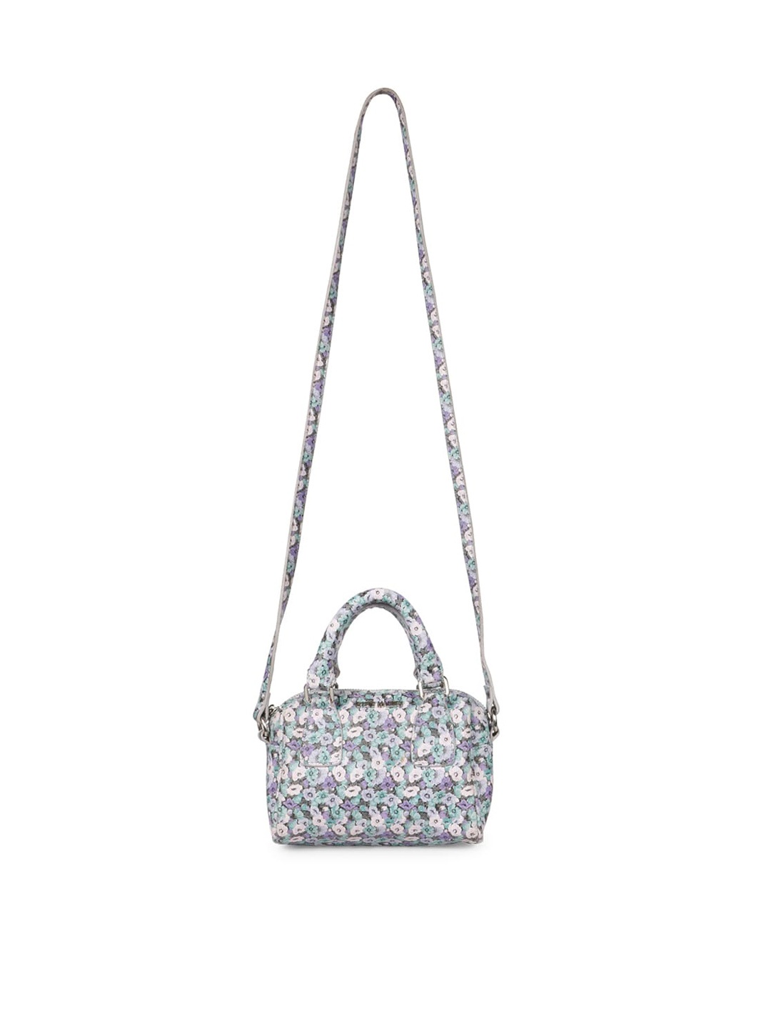 

Saint G Floral Printed Handheld Bag, Blue