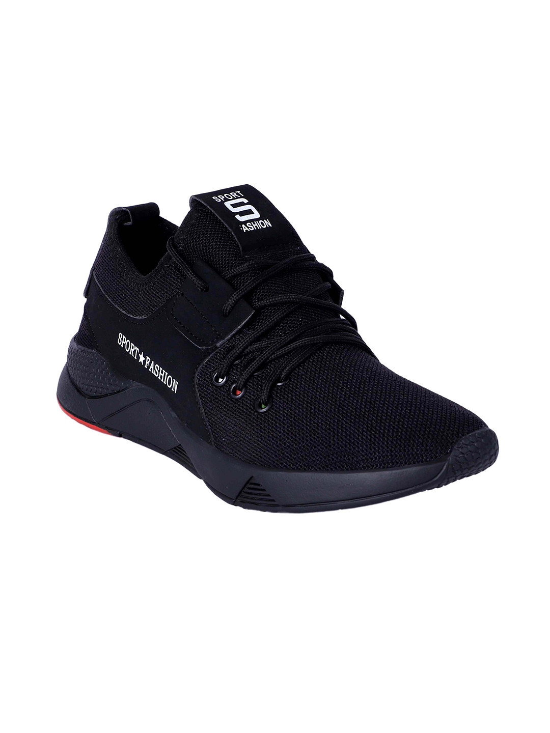 

aadi Men Lightweight Mesh Running Shoes, Black