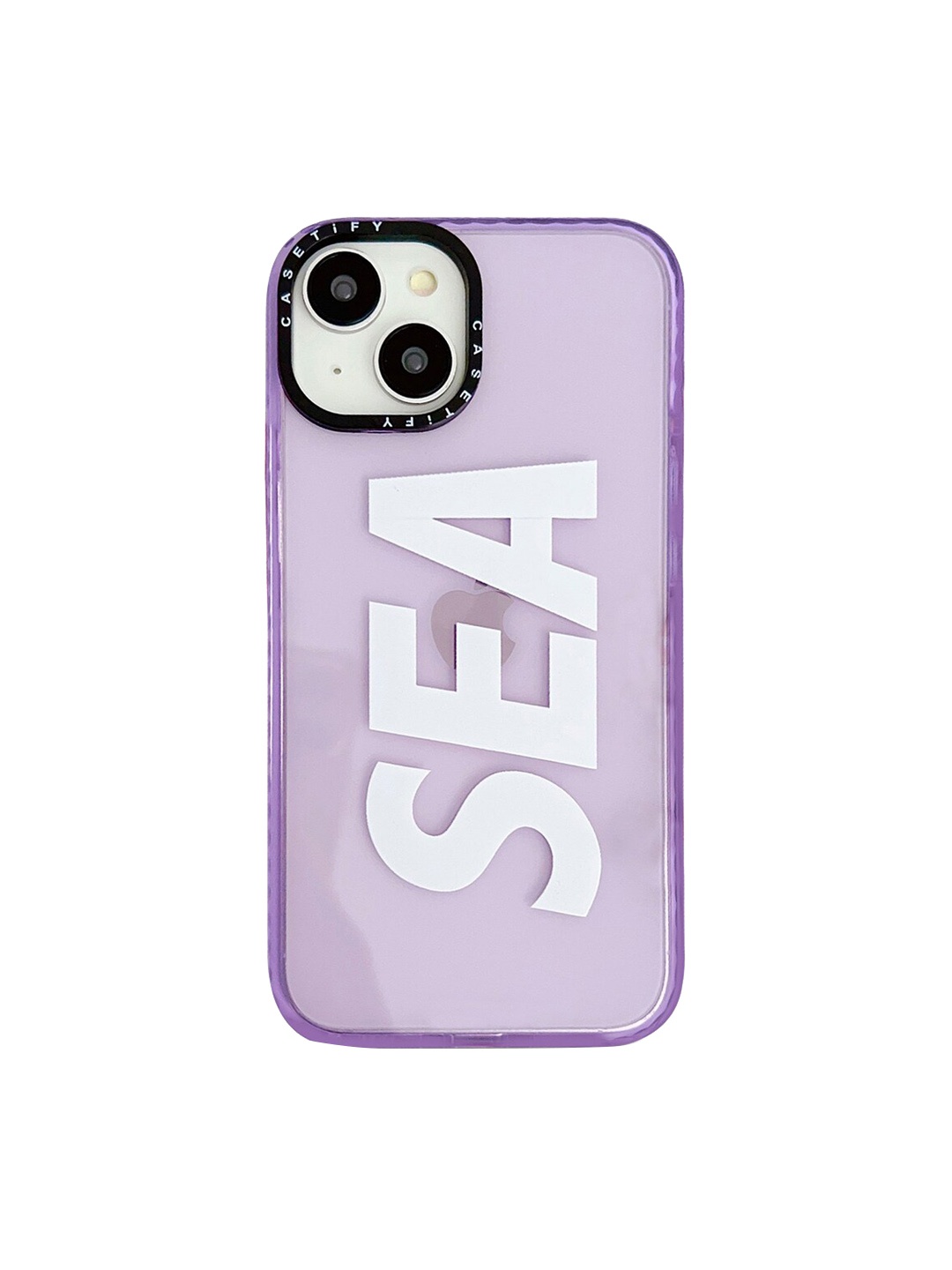 

TREEMODA Sea Printed iPhone 13 Back Case, Purple