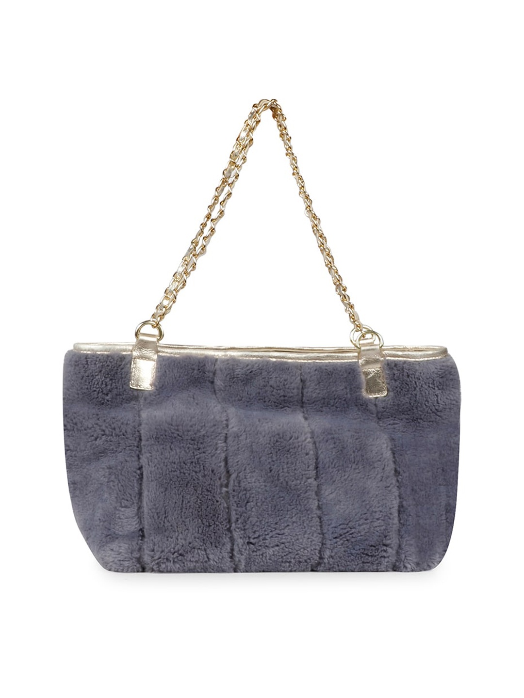 

Saint G Textured Leather Structured Handheld Bag, Blue
