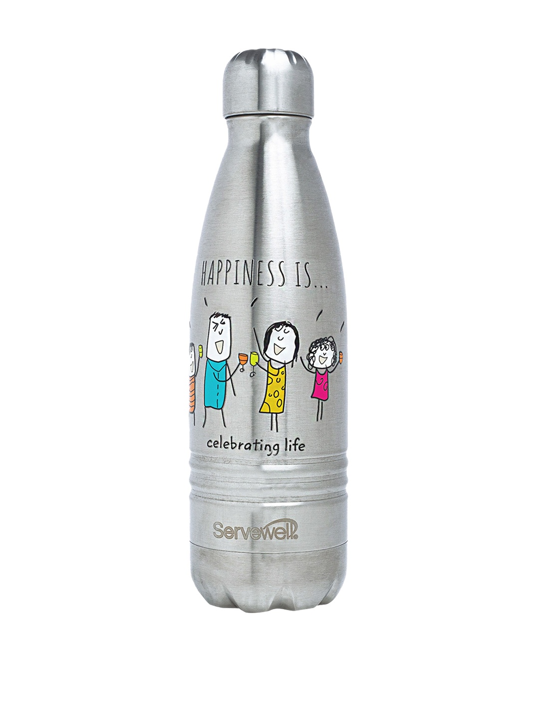 

Servewell Indus Stainless Steel Vacuum Water Bottle - 500 ML