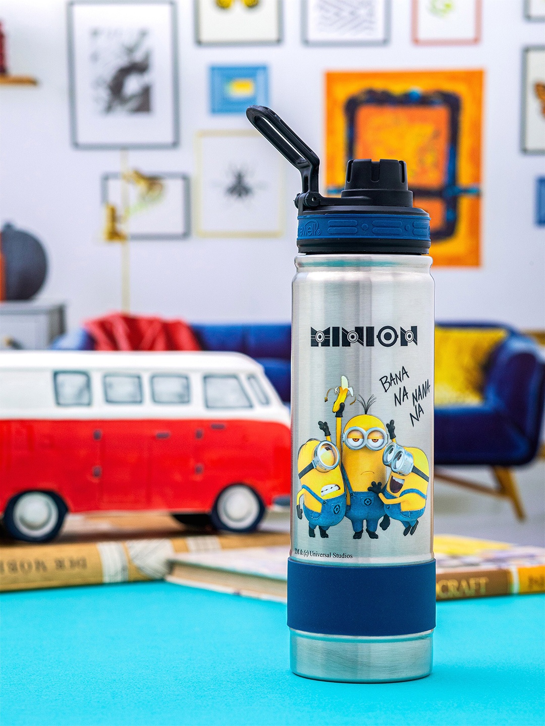 

Servewell Thunder Blue Stainless Steel Vacuum Water Bottle-725 ml