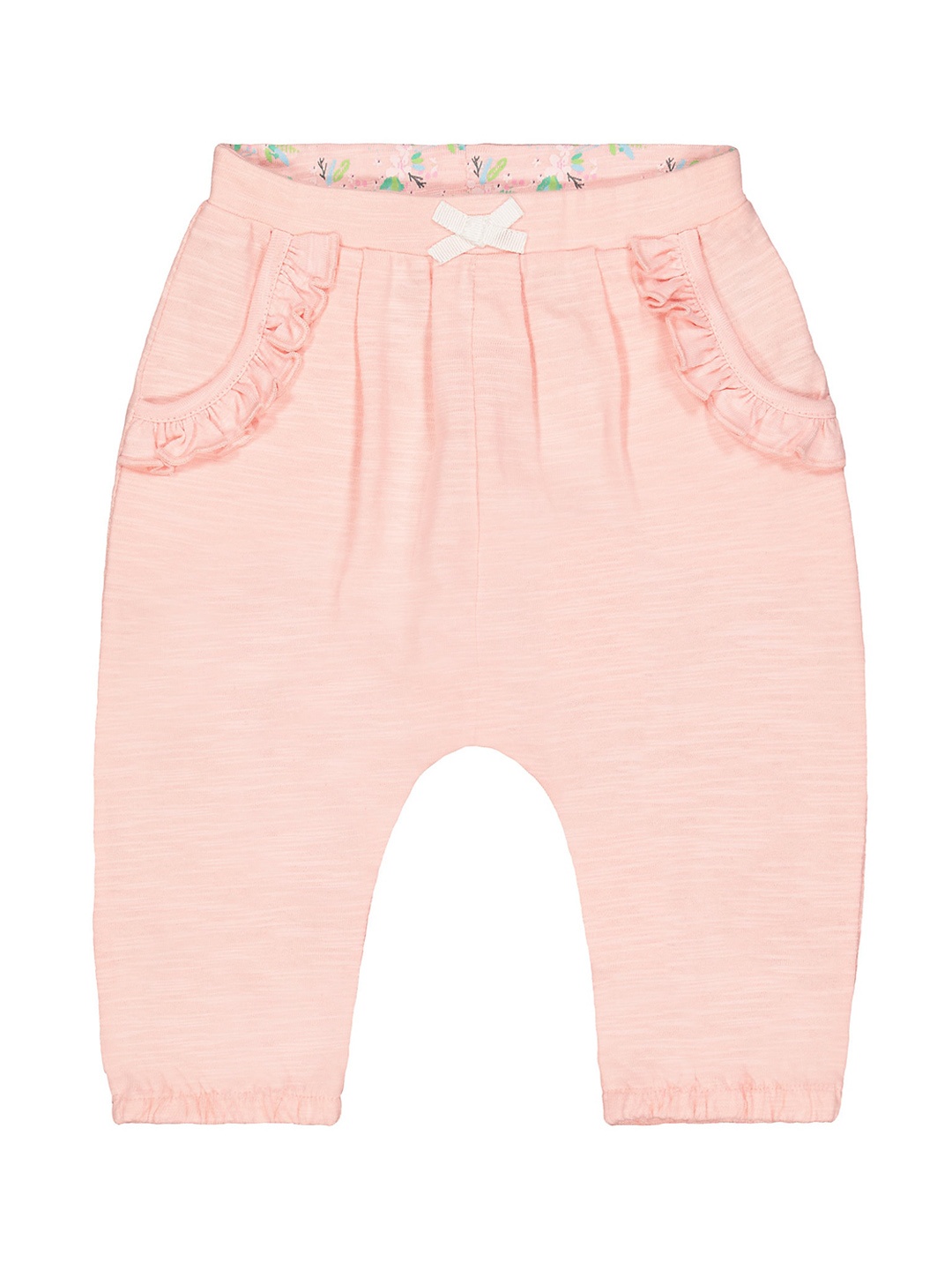 

mothercare Kids Pure Cotton Joggers, Peach