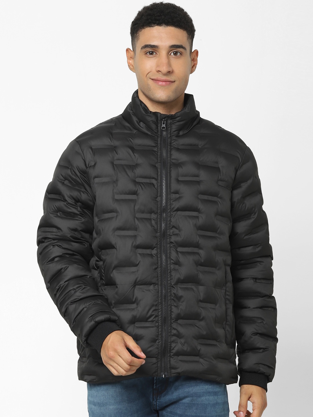 

Celio Stand Collar Padded Jacket, Black