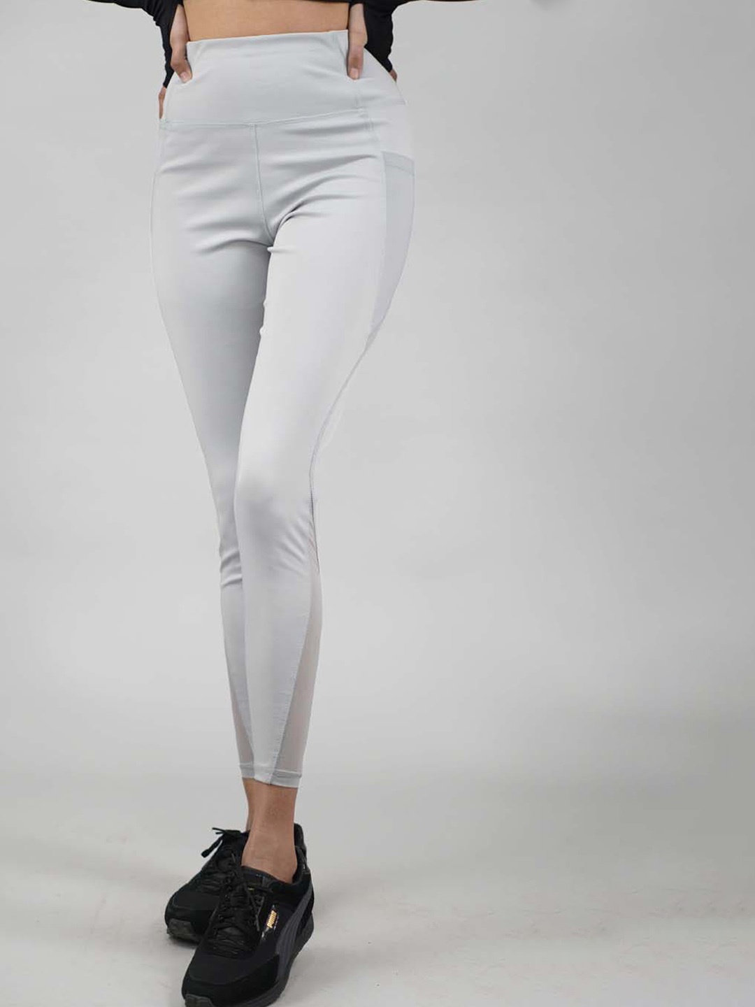 

IMPERATIVE Slim-Fit Ankle Length Tights, Grey