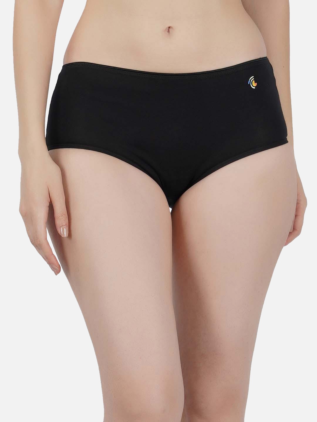 

IMPERATIVE Pack Of 3 High Rise Hipster Briefs, Black